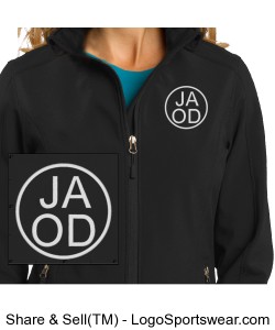 Embroidered Ladies Jacket - Personalized Design Zoom